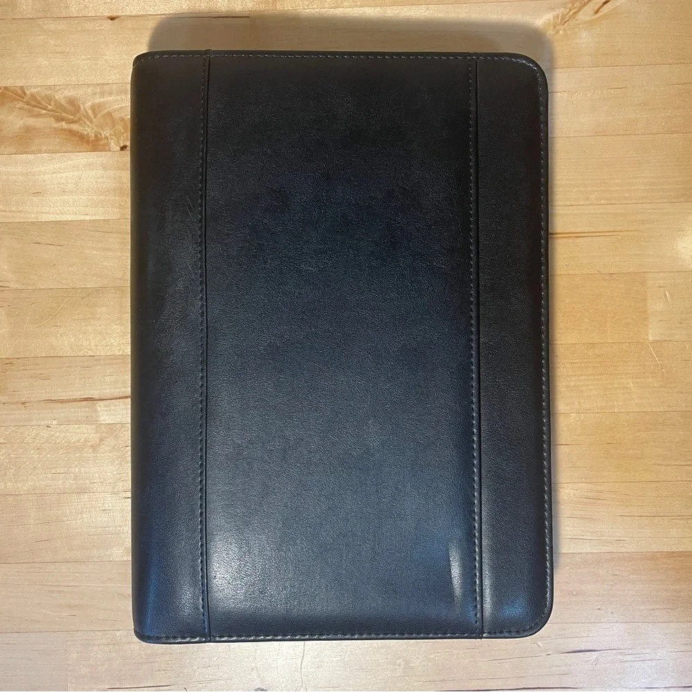 Franklin Covey 365 Monthly/Weekly Black Planner Organizer 2004-2005